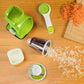 Zistir Rotary Cheese & Veggie Grater – with Free Brush & Peeler